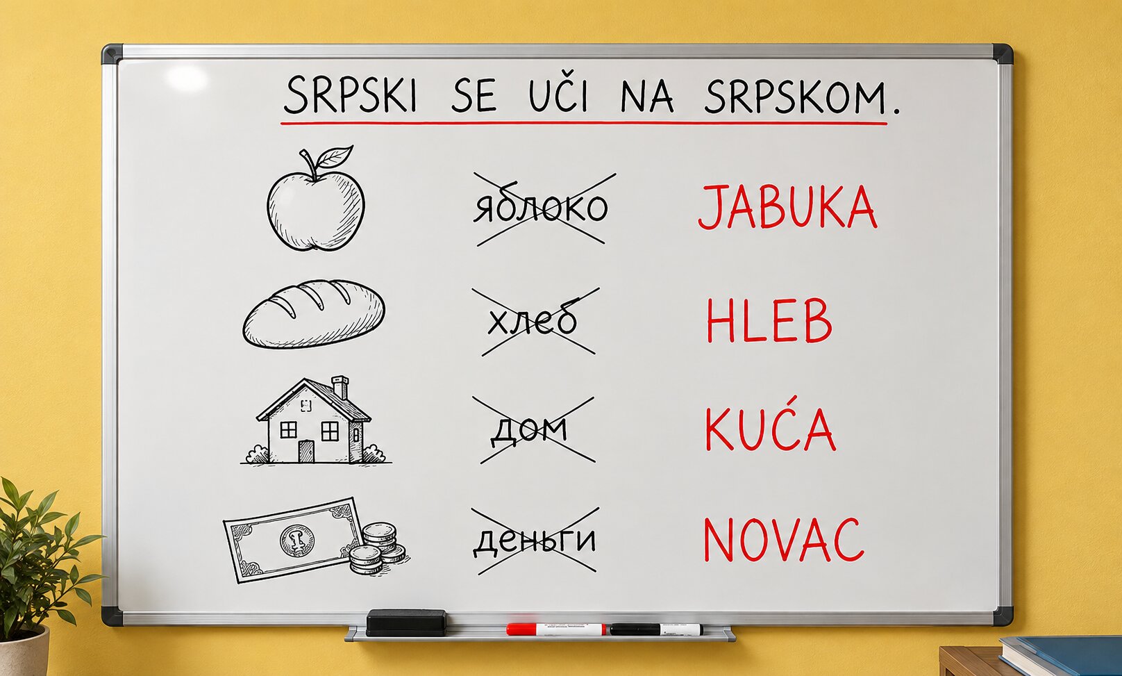 Сербский на сербском с первого дня